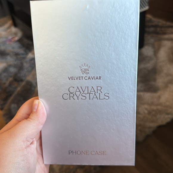 Silver Rhinestone iPhone Case - Picture 3 of 7